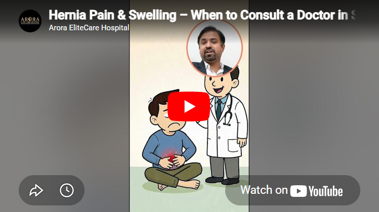 Hernia Pain & Swelling – When to Consult a Doctor in Surat