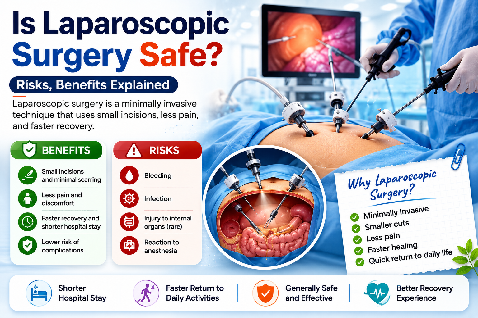 Laparoscopic Surgery risks and benefits