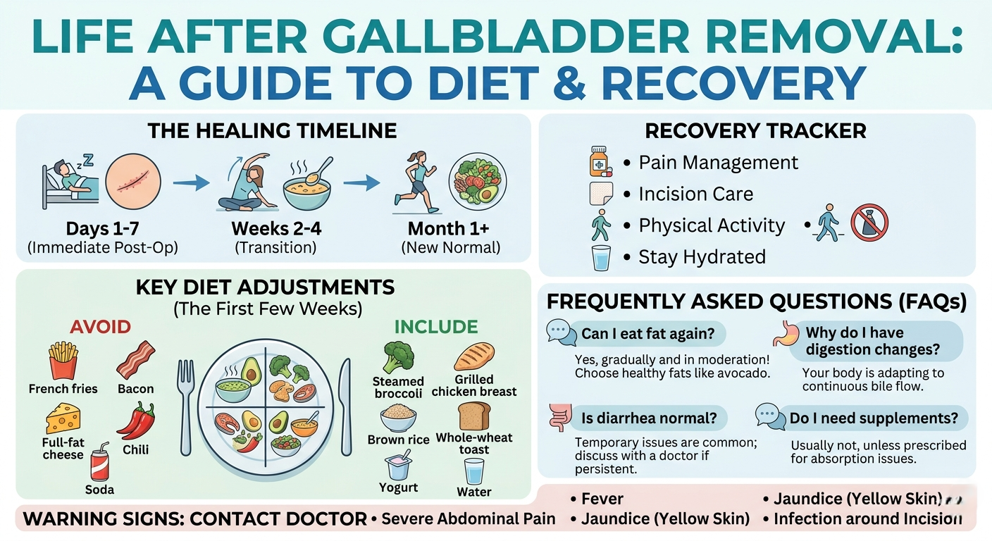 Life after Gallbladder Removal Diet