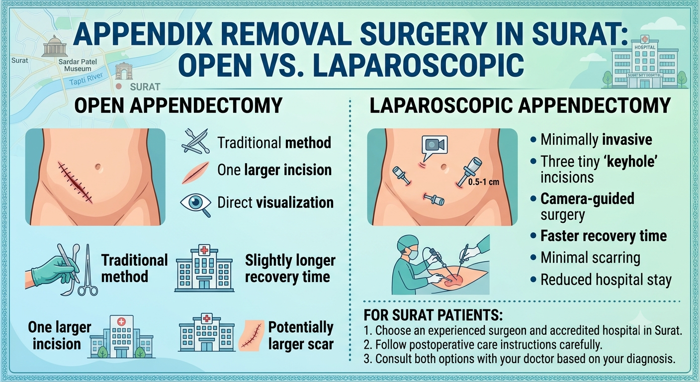 appendix operation surat