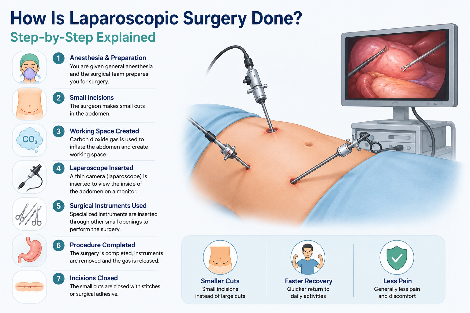 How Is Laparoscopic Surgery Done