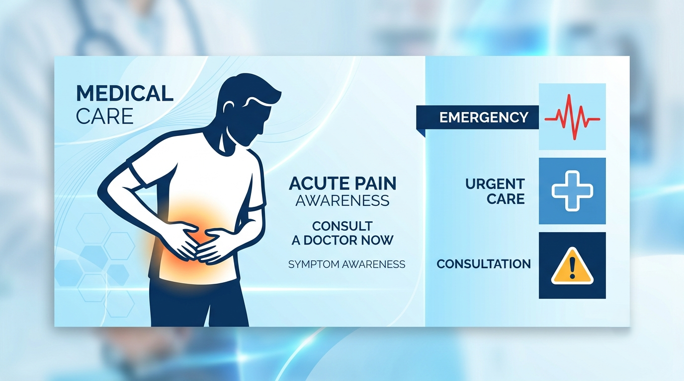 abdominal pain emergency signs