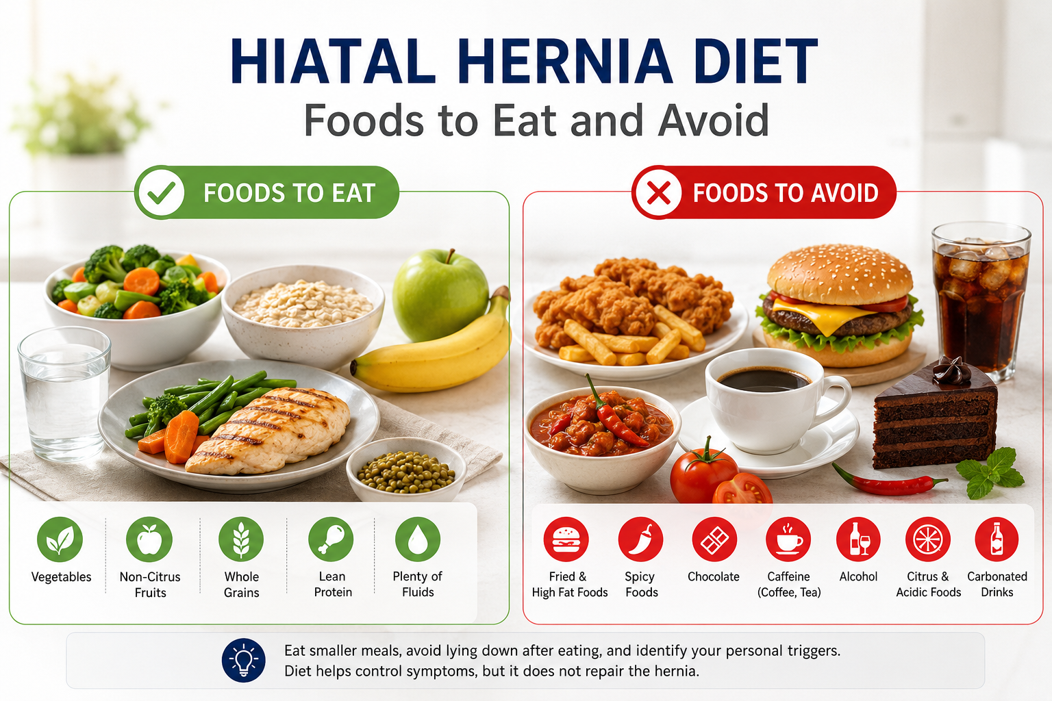 hiatal hernia diet foods to avoid