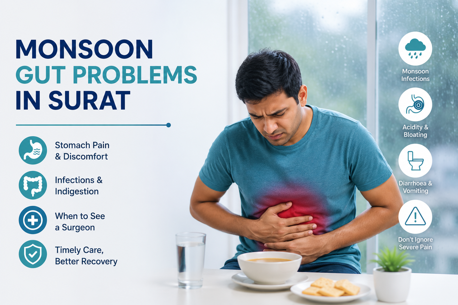 monsoon stomach problems surat