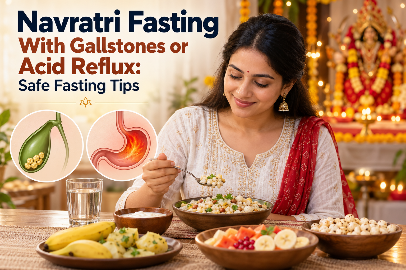 navratri fasting acidity