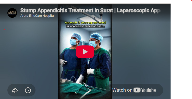 stump appendicitis treatment in Surat